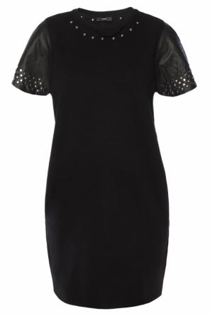 Dress with leather sleeves, zdjęcie 1 Dress with leather sleeves od Diesel